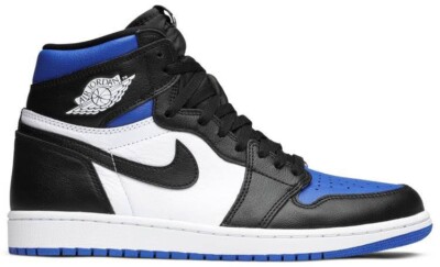 Nike air jordan 1 high OG Blue toe size 7Y | eBay