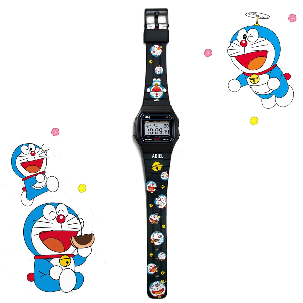 Doraemon Japan Kids Watch FREE Personalised Name Gift Custom Name