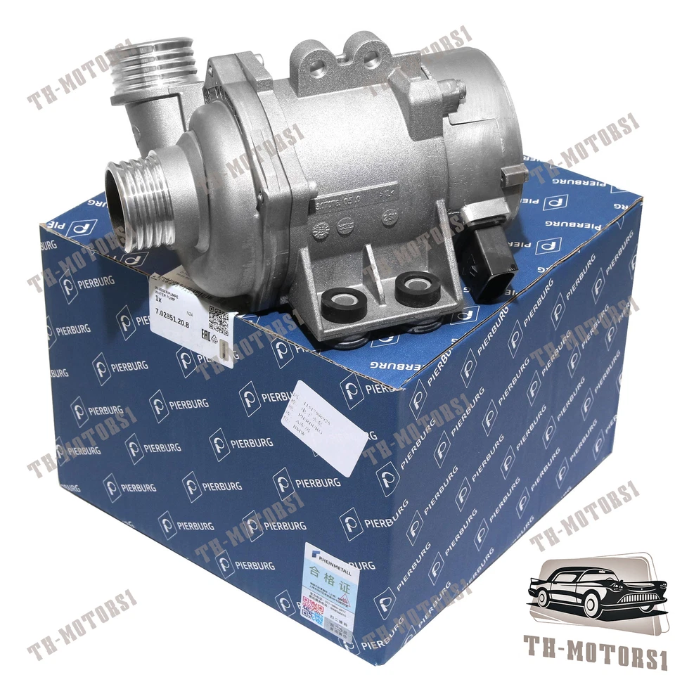 OEM Electric Water Pump +Thermostat Kit For BMW 328i 528i 530xi 525xi X3 X5 - Image 2 of 4