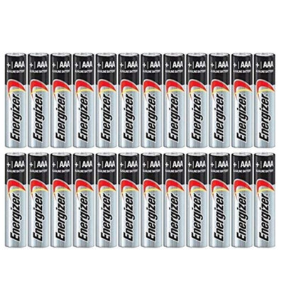24 Energizer Max Alkaline AAA E92 Batteries, Exp. 2032