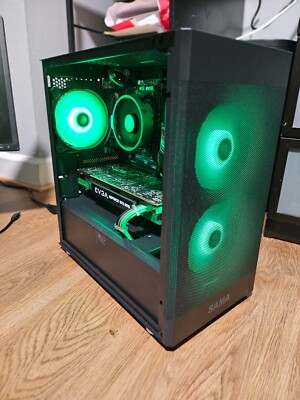 Green Custom Gaming PC