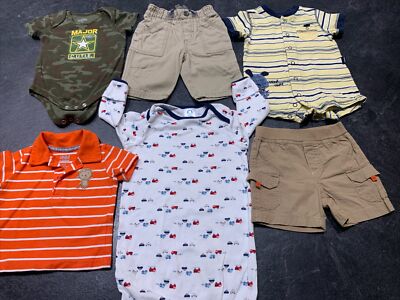 Toddler Spring/Summer lot Size 0-6 month Boy's Clothes Short Sleeve