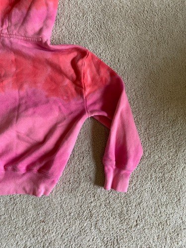 GAP Kids Girls Hoodie Pullover Sweatshirt Pink Tie Dye Marbled. size XL (12) Fun - Picture 13 of 13