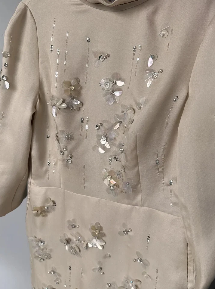 Prada Spring 2017 Runway Archive Embellished Sequin Beaded Dress G2U - Image 4 of 4