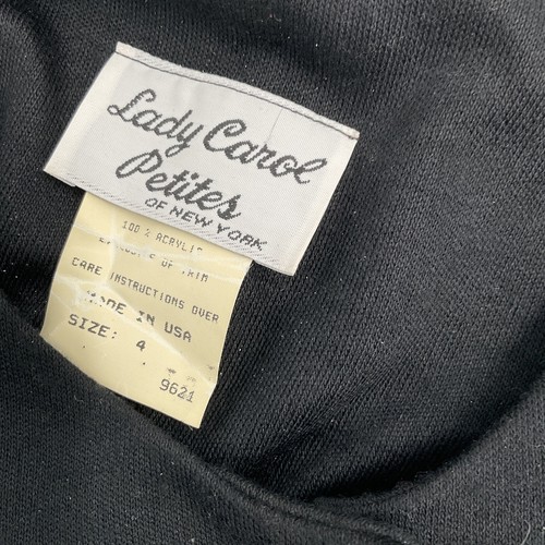 Vintage Lady Carol Button Jacket Shacket Geometric Print Granny Womens Sz 4P - Picture 2 of 10