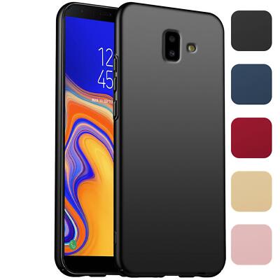 Basic Slim Cover für Samsung Galaxy J6 Plus Extra dünne Anti Fingerprint Hülle