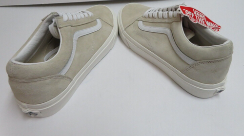 Vans Pig Skin Suede Sherpa Old Skool Shoes Sandshell M-8.0/W-9.5 NWT/NWOB - Picture 8 of 9