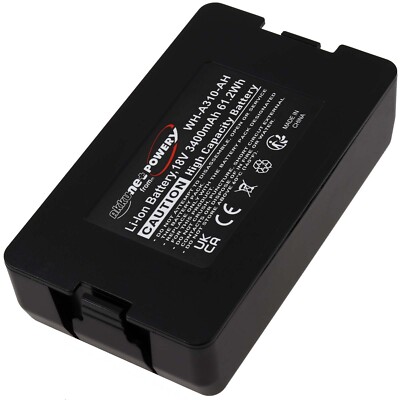 XXL-Akku kompatibel mit Husqvarna Typ 5902142-02 18V 3400mAh/61Wh Li-Ion Schwarz