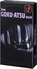 Okamoto New GOKU-ATSU black 12pcs 0.1mm Ultra Thick Condoms Natural Rubber