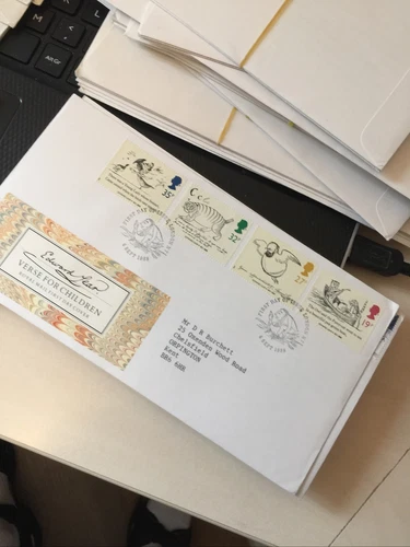 GB STAMPS FDC FIRST DAY COVER 1988 EDWARD LEAR VERSE FOR CHILDREN London PMK WCP