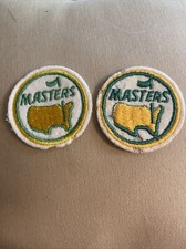 Vintage Augusta National Masters Patches 1970s 1980s Lot Of 2 Member Tradition