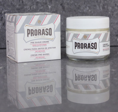 Proraso Pre Post Rasiercreme Glas ultraempfindlicher Hautschaum italienisch 100 ml Topf