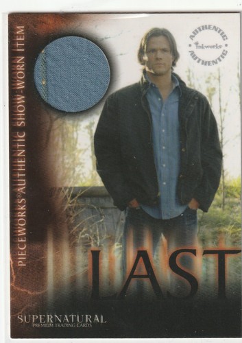 Sam Winchester Jared Padalecki LAST DAY Season 3 Pieceworks Card PW-13A