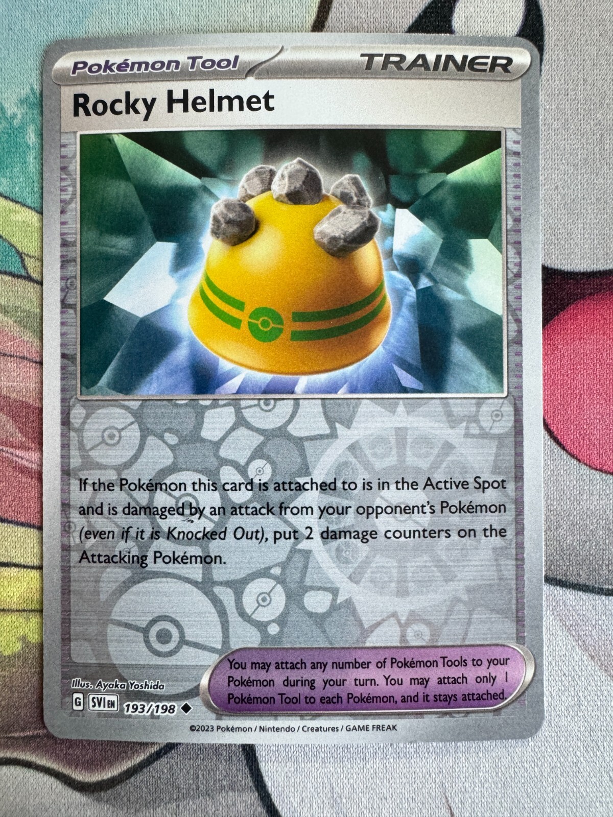 Rocky Helmet Reverse Holo English Pokemon TCG BKBZ217