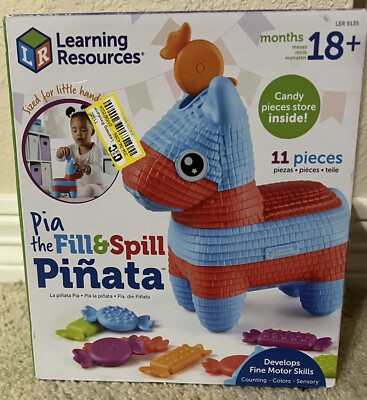 Learning Resources - Pia  The Fill & Spill Piñata - New