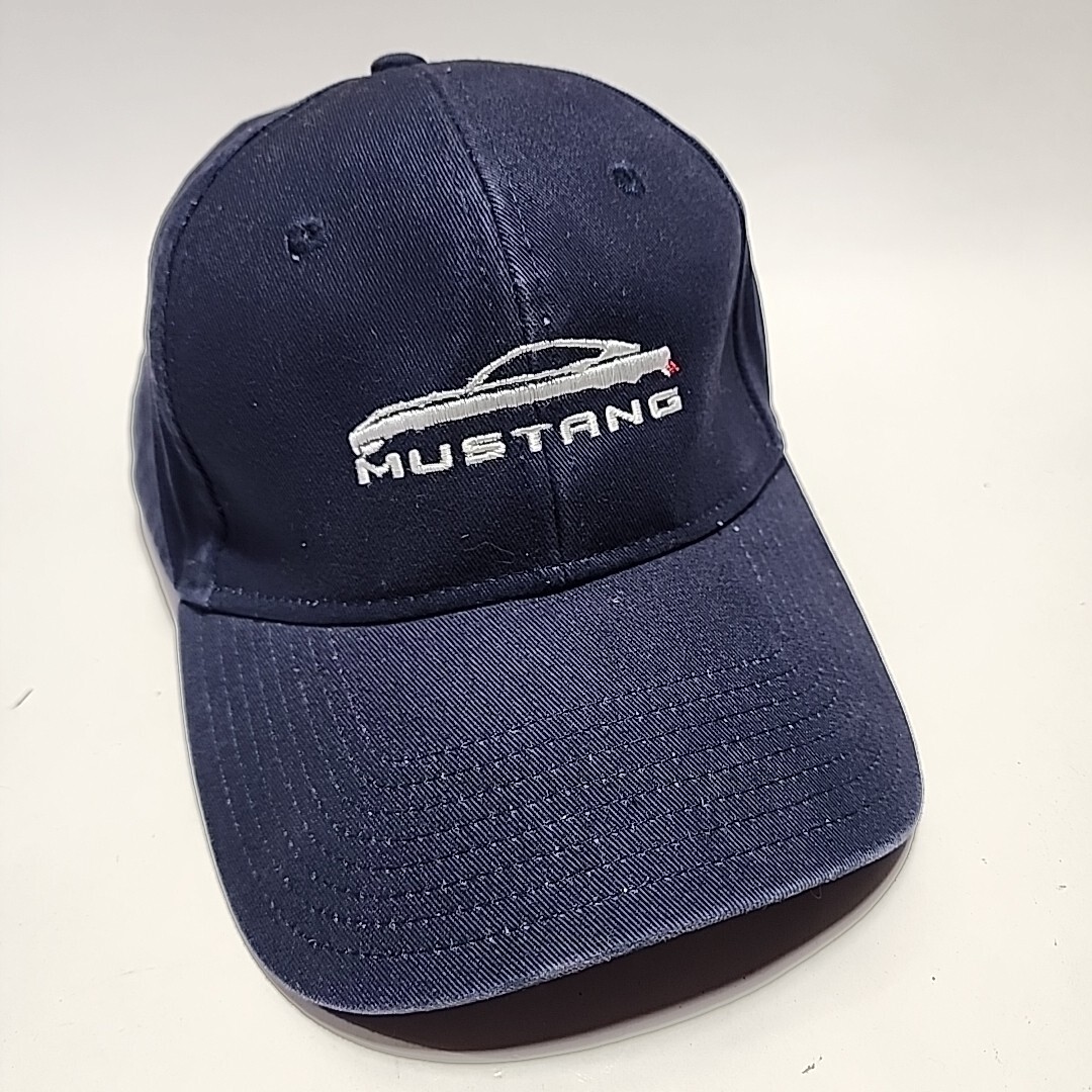 Cappello berretto baseball blu Ford Mustang pony auto camionisti fibbia cinturino