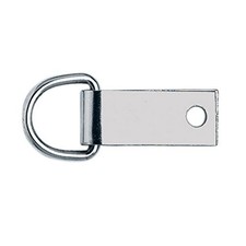 Weaver Leather Saddle Dee with Clip (Nickel Plated)