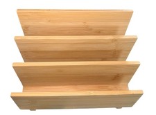 UBrands Bamboo Desk File Folder Organizer Pap...