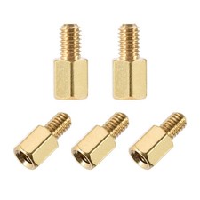 M4 x 7 mm + 6 mm Male to Female Hex Brass Spacer Standoff 5pc