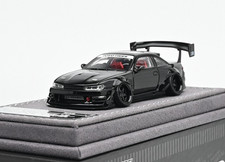 Mortal 164 Nissan Silvia S14 Gt Spec V1 Seiji Ookawara Black Diecast Car Model