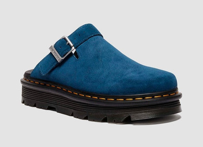 Dr. Martens ZEBZAG MULES SLING BAG SHOES NEPTUNE BLUE SUEDE 31937401 Japan New