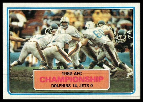 1983 Topps #11 1982 AFC Championship