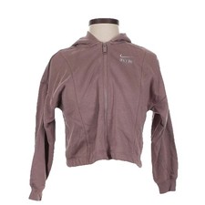 Girl’s Nike Air Full Zip Hoodie Size Small Mauve Pink Hooded Sweatshirt