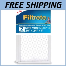 Virus & Bacteria Protection 20x24x1 Filter