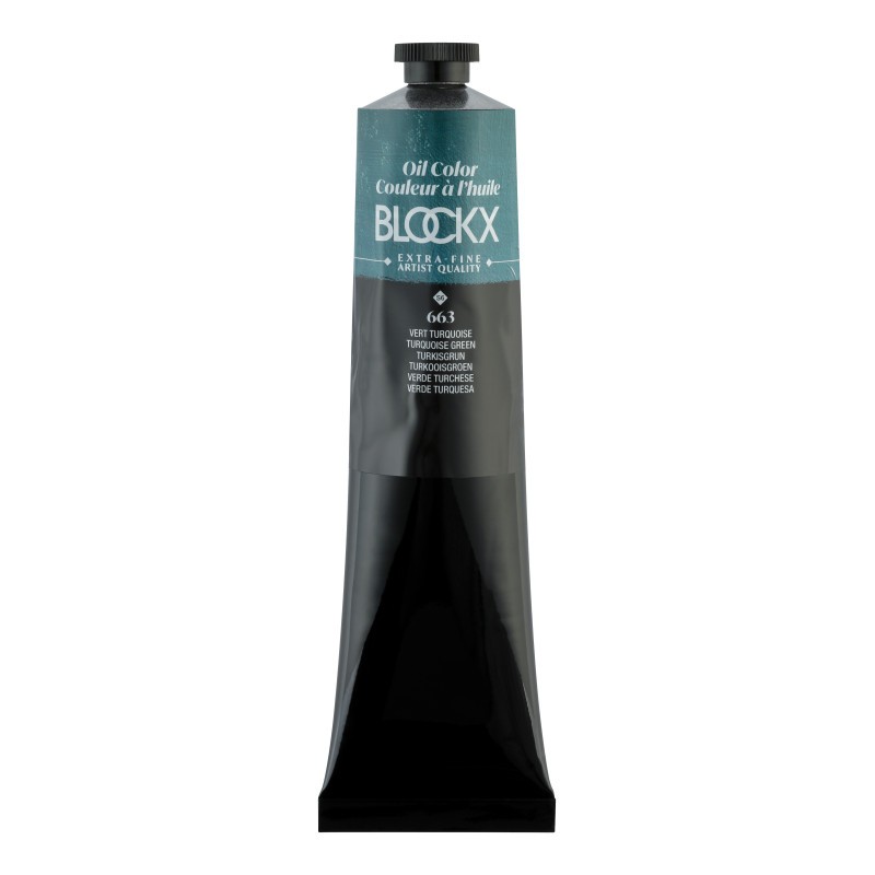 Peinture à l'huile Blockx 200ml pour réussir vos paysages en vert turquoise
