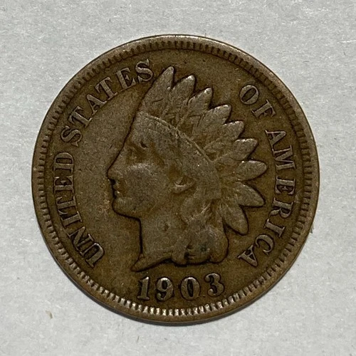 1903 Indian Head Cent Penny Good+