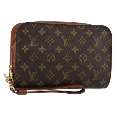 LOUIS VUITTON Monogram Orsay Clutch Bag M51790 LV Auth ep14064