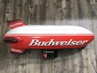 Vintage Budweiser Beer Inflatable 30" Blimp Bud One Airship Advertising Blow Up