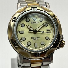 Pre-Owned Seiko Scuba 200M Quartz Watch 5H25-6000