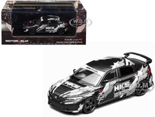 Honda Civic Type R Fl5 Rhd Hks Matt Black 164 Diecast By Motorhelix M65320