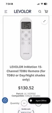 LEVOLOR InMotion 15-Channel TDBU Remote