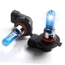 HB3 Halogen Headlight Bulbs 5000K Bright White, 12V 65W High Low Beam Car 9005
