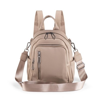 Small Backpack Women PU Leather Rucksacks Elegant Small Backpack Handbags M...