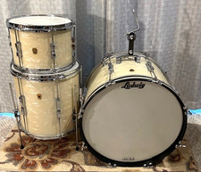 Vintage Ludwig 3 piece Keystone Clubdate 60 s WMP Drums 20, 14, 12 USA
