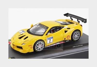 1:43 EDICOLA Ferrari 488 Gt3 3.9L Turbo V8 #1 Challenge 2017 Yellow ABFRT016 Mod