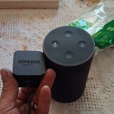 Amazon Echo Smart Speaker Black w/ Power Adap...