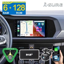 DAB+Kamera 6+128G Android 15 Autoradio GPS Navi WIFI RDS für VW Polo AE1 AW1 BZ1
