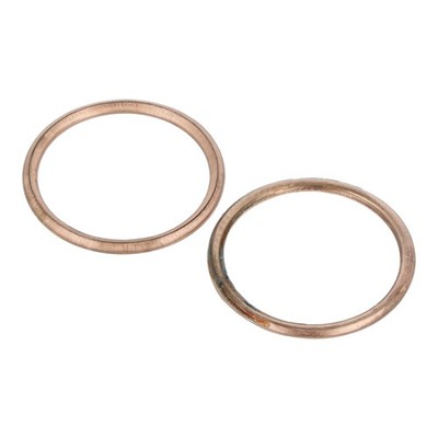 SET 2x Krümmerdichtung Ø 28x33x2,5 mm Kupfer