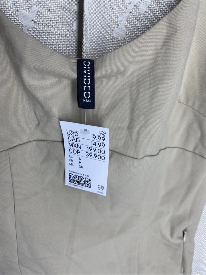 Top Camisola Estilo Corsé Dividido H&M Elegante Moda Foto 2 de 4