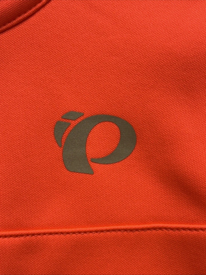 Pearl Izumi Women’s Quest Thermal Jersey Size L Orange Full Zip Reflective New - Image 4 of 4