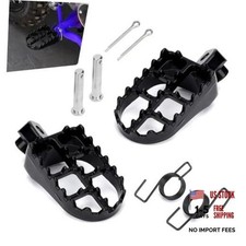 2 PCS Dirt Bike Foot Pegs, PW50 PW80 TW200 Front Footpegs, Heavy Duty Alloy