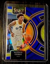 2023 Panini Select Keyonte George Rookie Blue Prizm #109 Jazz Premier Level (RC)