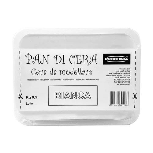 PROCHIMA Pan di Cera Pasta Morbida Bianca da Modellare Ottenuta con Cere Pu