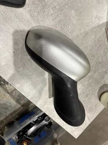 Passenger Right Side View Door Mirror Electric 2 Door 12-17 FIAT 500 Silver