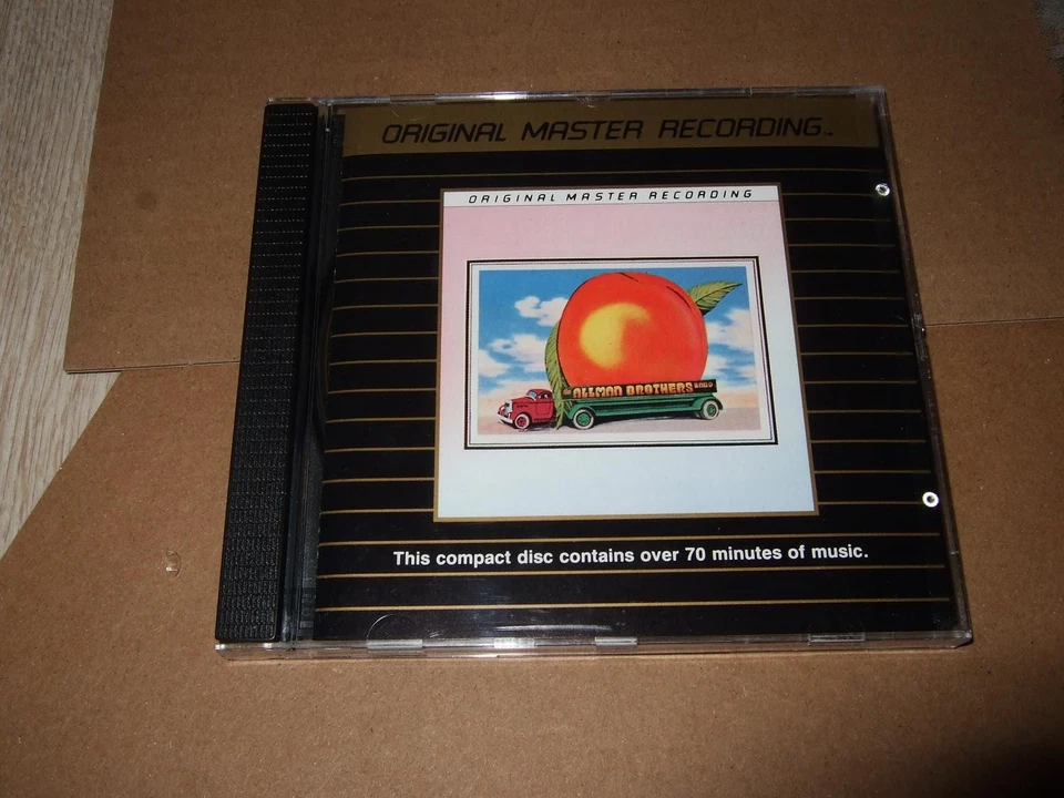 THE ALLMAN BROTHERS : EAT A PEACH 24KT GOLD CD 1988 MFSL ULTRADISC UDCD 513 - Bild 1 von 3