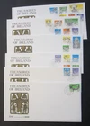 Eire - Ireland 6 First day covers 1990 - 92. Treasures of Ireland, Definitves